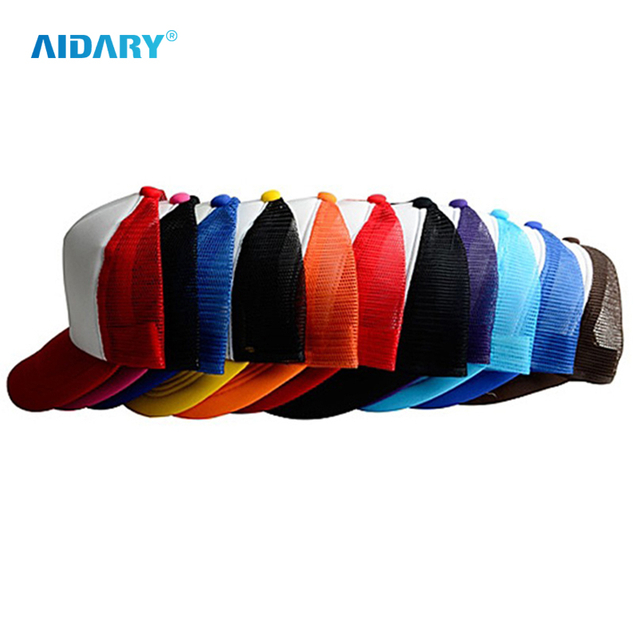 AIDARY Colorful Polyester Sponge Mesh Cap