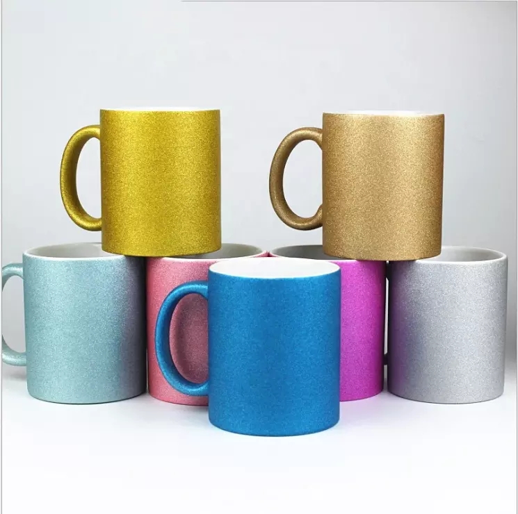 Sublimation 11oz Glitter Mug Sublimation Coffee Cup (11)