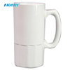 AIDARY 20oz White Sublimation Ceramic Beer Mug