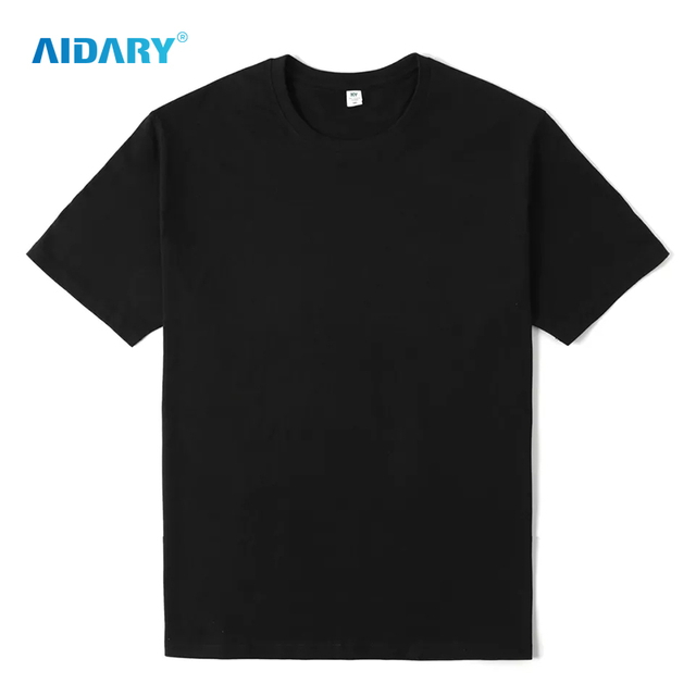 AIDARY Sublimation Unisex 180gsm 100% Combed Cotton Tshirt Custom Tshirt