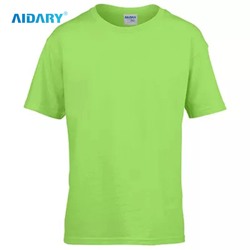 AIDARY Custom Logo 100% Ring Spun Cotton Child Tshirt