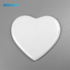 AIDARY 5inch Sublimation Heart Procelain Ornament