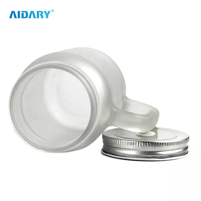AIDARY High Quality Sublimation Clear/frost Mason Mug